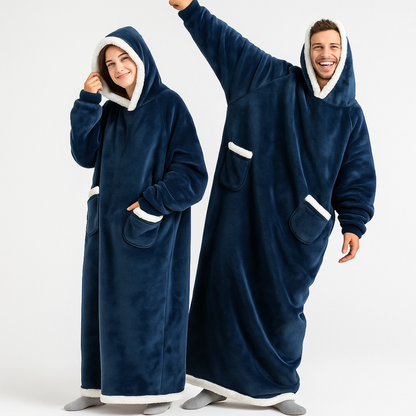 HugMe – Hoodiefilt i Coral Fleece